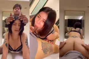 คลิปหลุดไทย น้องกันกินยาเสียสาวเเล้วแก้ผ้ายั่วผัวยาออกฤทธิ์เเล้ว จับควยดูดโม๊คเส-300x450
